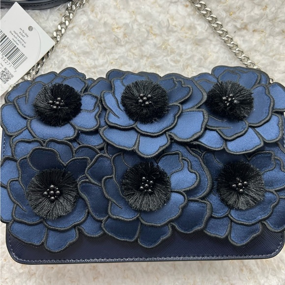 Kate Spade Madison Embroidered Floral Willow Mini Flap Crossbody - Picture 7 of 15